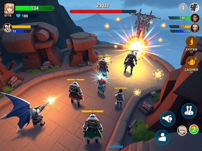 Sky Saviors Odyssey multiplayer raid scene